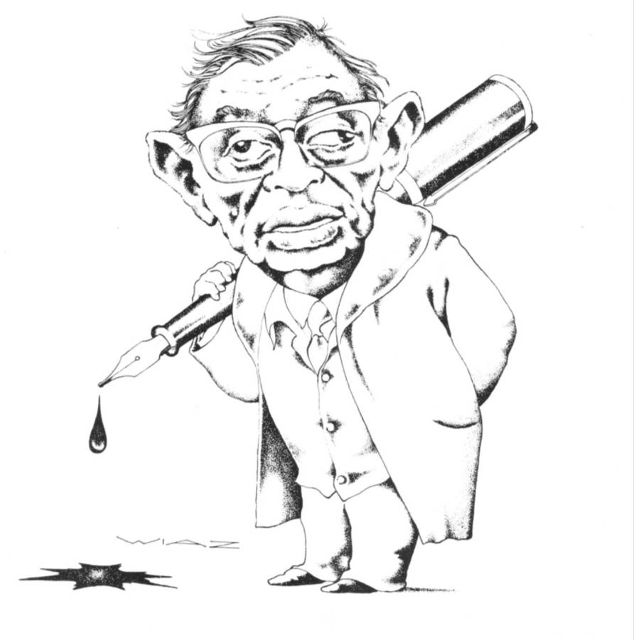 198010 mars Le Nouvel Observateur Dessin de Wiaz Mort de Sartre.jpg